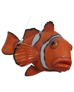 großer Clownfisch hängend übergroß XXL