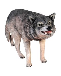 Wolf lebensgroß