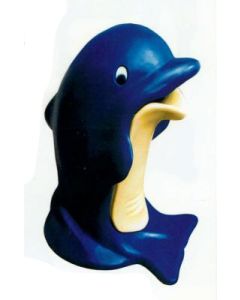 Mülleimer Delfin mit Müllsackhalterung lebensgroß