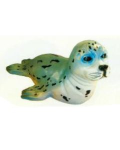 kleine schwimmende Seerobbe lebensgroß