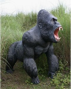 Gorilla schwarz lebensgroß