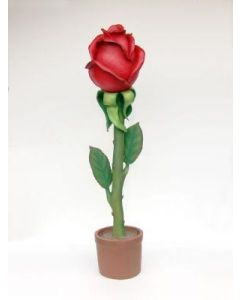 Rote Rose groß übergroß XXL