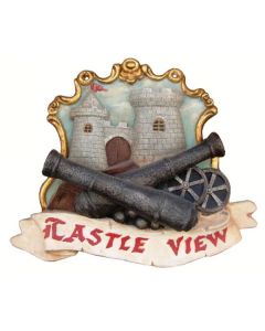 Castle View Schild verkleinert