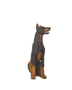 Dobermann lebensgroß