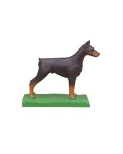 Dobermann stehend verkleinert