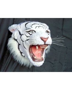 Tigerkopf weiß lebensgroß