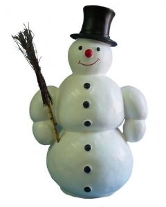 Schneemann lebensgroß