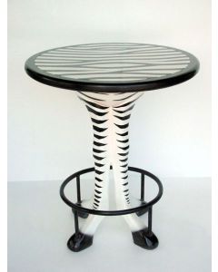 Bartisch Zebra lebensgroß