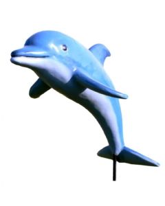 Delphin springend lebensgroß