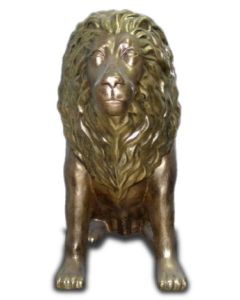 Goldener Löwe lebensgroß
