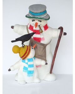 Schneemänner lebensgroß