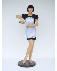 Bardame Sexy lebensgroß