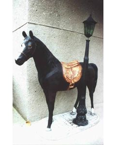 Pferd / elektrischer Laterne lebensgroß