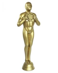 Filmpreisfigur groß lebensgroß