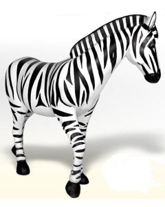 Zebra lebensgroß