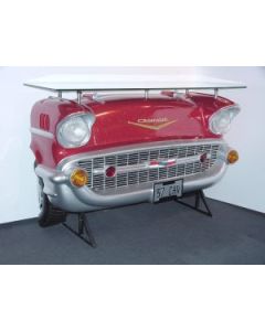 BAR - CHEVY (ROT-GLITZER) lebensgroß