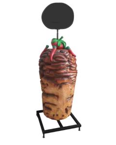 Döner Kebab mit Angebotstafel übergroß XXL
