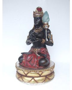 Hindu Göttin mit Lampe lebensgroß