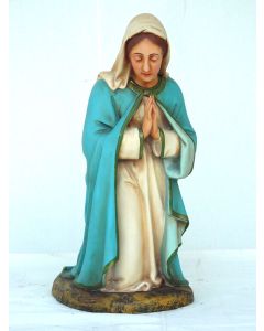 mittelgroße hockende Mutter Maria betend verkleinert