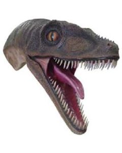 Velociraptor Kopf für die Wandmontage lebensgroß