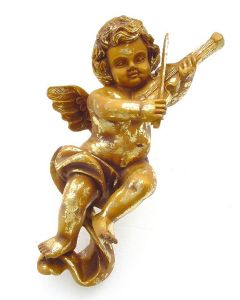 Engelputto mit Violine verkleinert