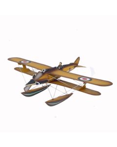 Doppeldecker als Wasserflugzeug verkleinert