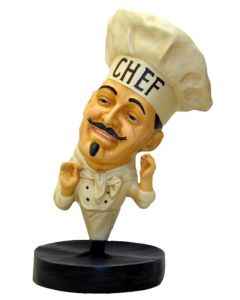 Chefkochbüste lebensgroß