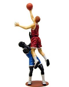 Zwei Basketballer verkleinert