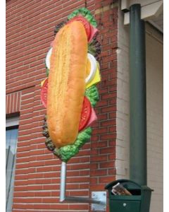 Sandwich mit Wandbefestigung übergroß XXL