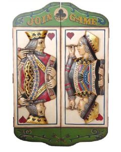 Spielstands- oder Dart-Kasten lebensgroß
