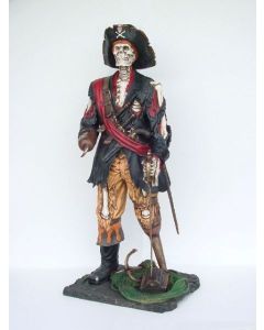 Piratenskelett lebensgroß