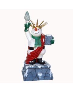 Schneemann Liberty mit Lampe verkleinert
