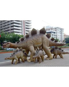 Saurier Stegoraurus ausgewachsen lebensgroß