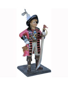 kleines Piratenmädchen lebensgroß
