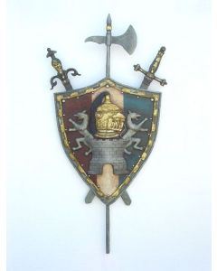 Ritter Wappenschilder lebensgroß