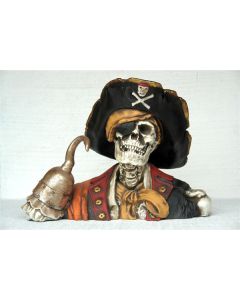 Piratenkopf lebensgroß