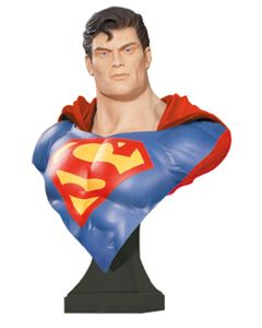 Supermanbüste lebensgroß