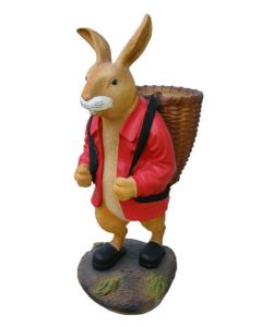 Osterhase mit Kiepe. groß keine Angabe