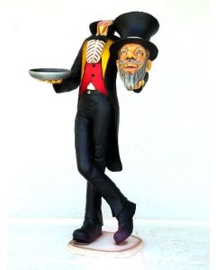 Zauberkünstler Butler lebensgroß