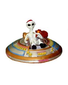 Alien in UFO verkleinert