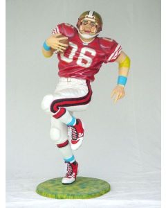 American Football Spieler lebensgroß