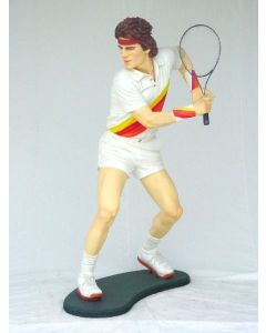 Tennis Spieler lebensgroß