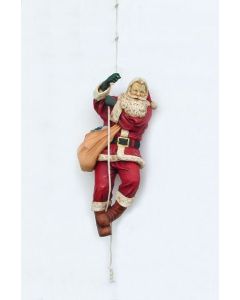 Weihnachtsmann kletternd lebensgroß