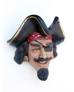 Piratenkopf lebensgroß