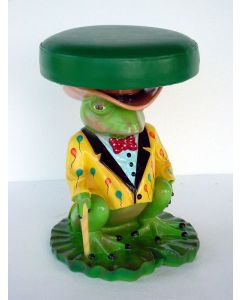 Kinderhocker Frosch vergrößert