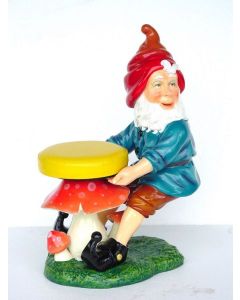 Kinderhocker Zwerg lebensgroß