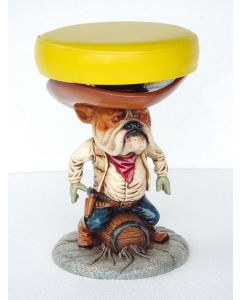 Kinderhocker Cowboyhund lebensgroß