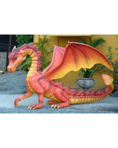 Feuerdrache lebensgroß