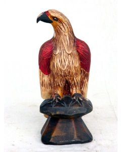 Adler sitzend klein verkleinert
