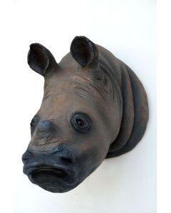 Nashornkopf Baby Rhinoceros lebensgroß